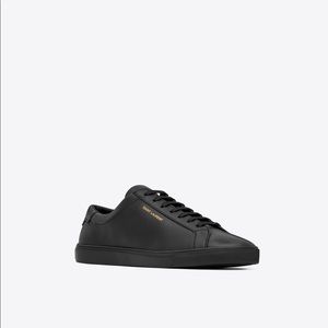 Authentic YSL Saint Laurent Andy sneakers in leather
